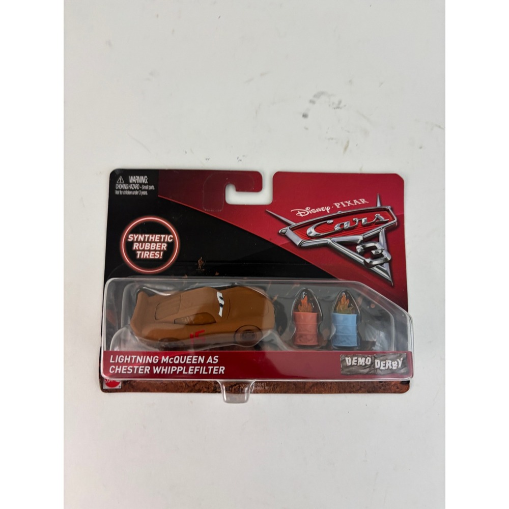 2017 Disney Pixar Cars 3 Chester Whipplefilter FGN92 Demo Derby Rubber Tires